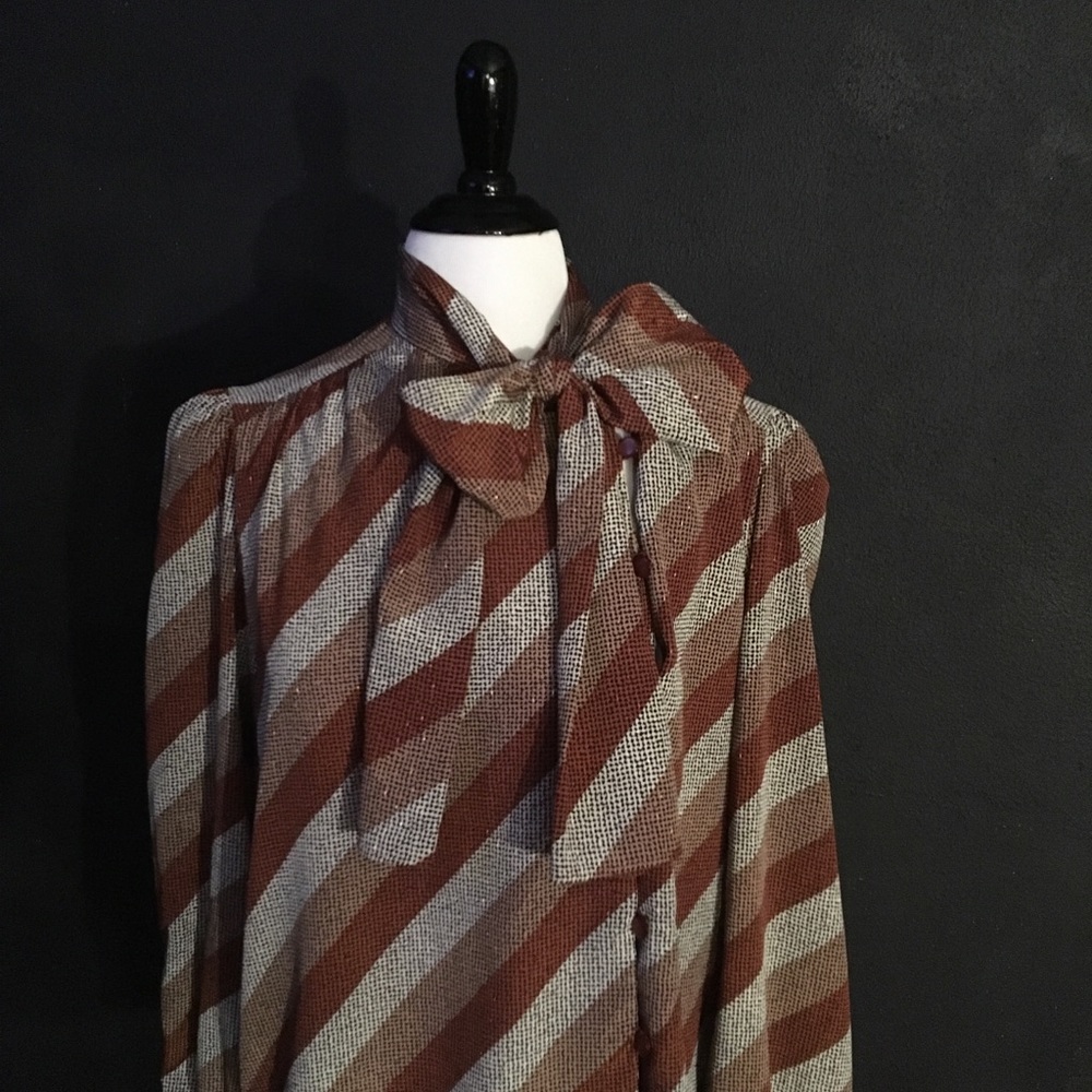 Pussy Bow Vintage Blouse